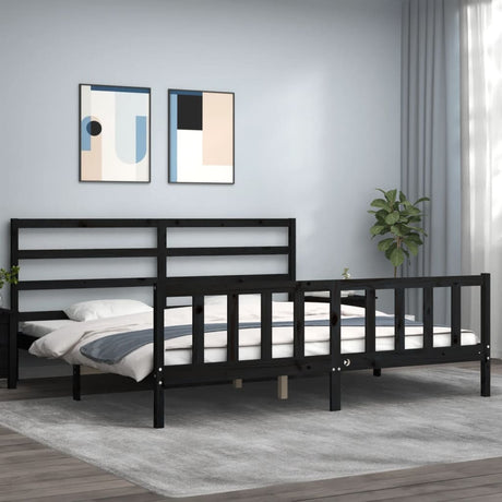 Bed Frame Without Mattress Solid Wood Pine