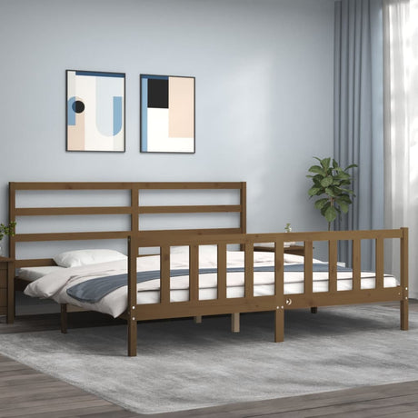 Bed Frame Without Mattress Solid Wood Pine