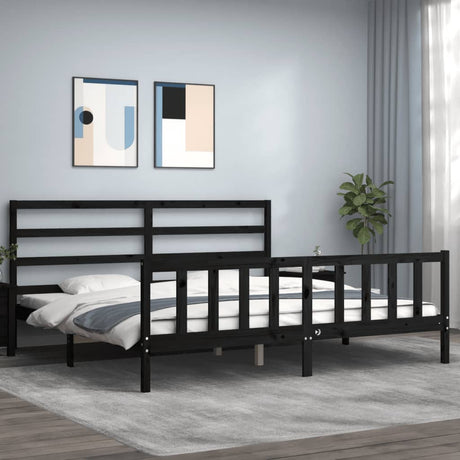Bed Frame Without Mattress Solid Wood Pine