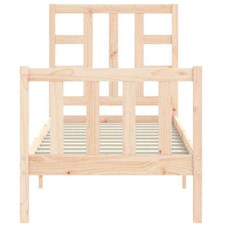 Bed Frame Without Mattress Small Single Solid Wood Pine