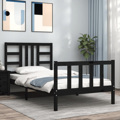 Bed Frame Without Mattress Small Single Solid Wood Pine