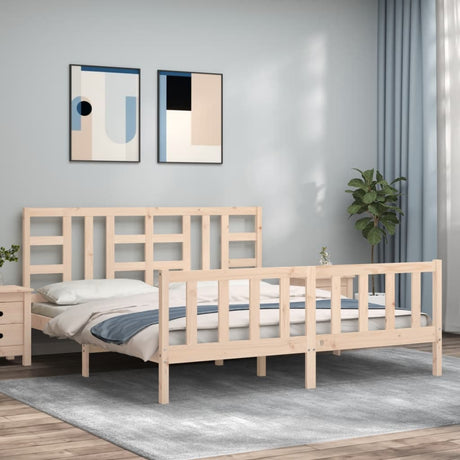 Bed Frame Without Mattress Small Single Solid Wood Pine