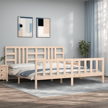 Bed Frame Without Mattress Small Single Solid Wood Pine