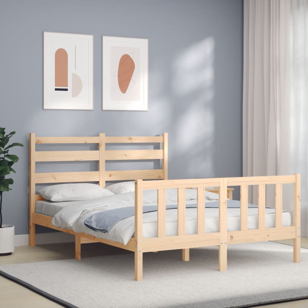 Bed Frame Without Mattress Small Single Solid Wood Pine