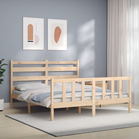 Bed Frame Without Mattress Small Single Solid Wood Pine