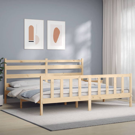 Bed Frame Without Mattress Small Single Solid Wood Pine