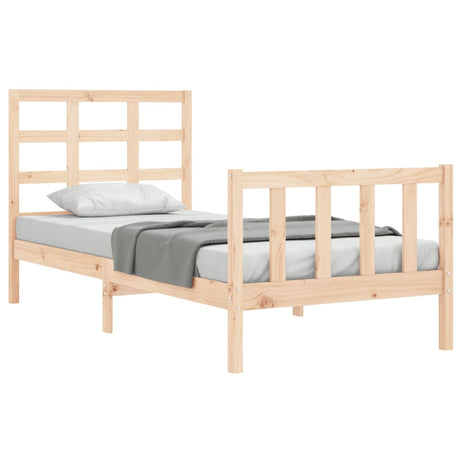 Bed Frame Without Mattress Small Single Solid Wood Pine
