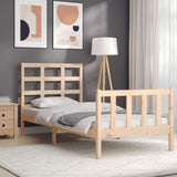 Bed Frame Without Mattress Small Single Solid Wood Pine