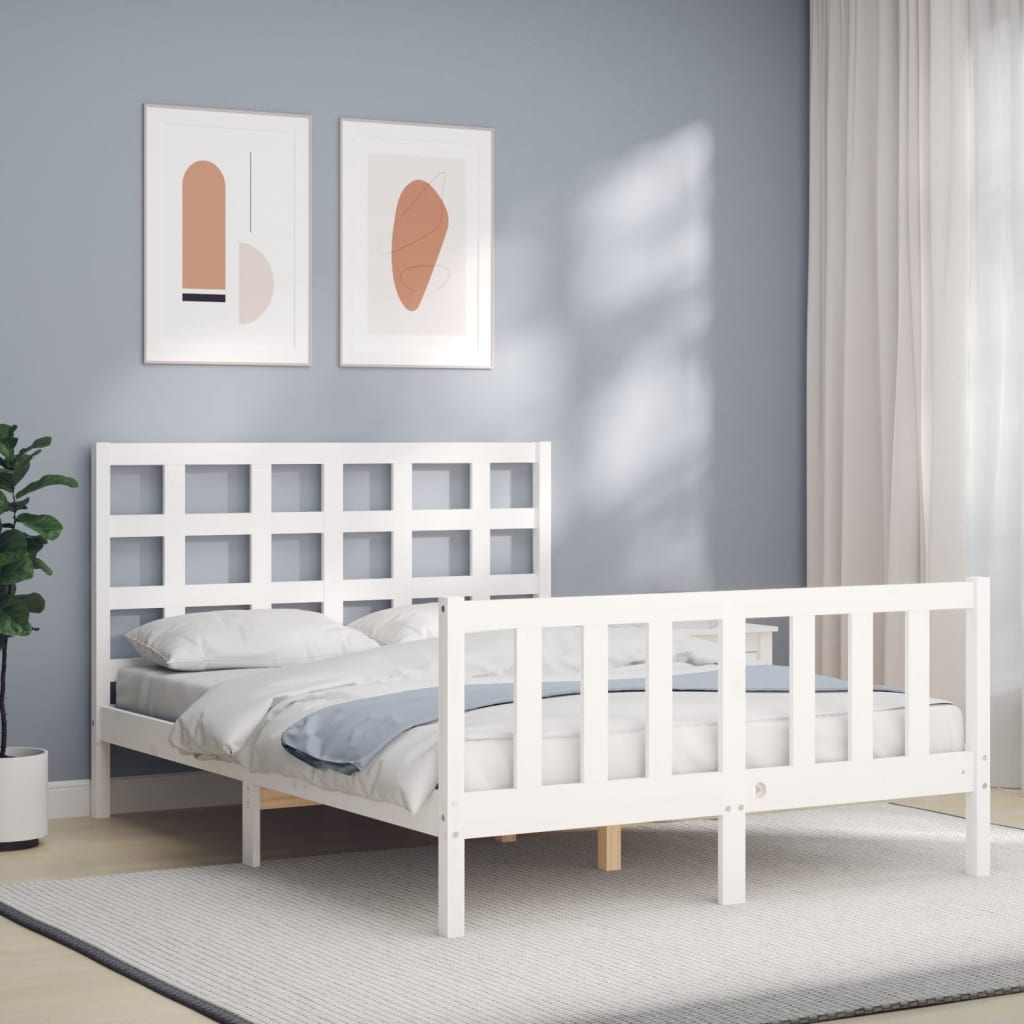 Bed Frame Without Mattress Small Single Solid Wood Pine