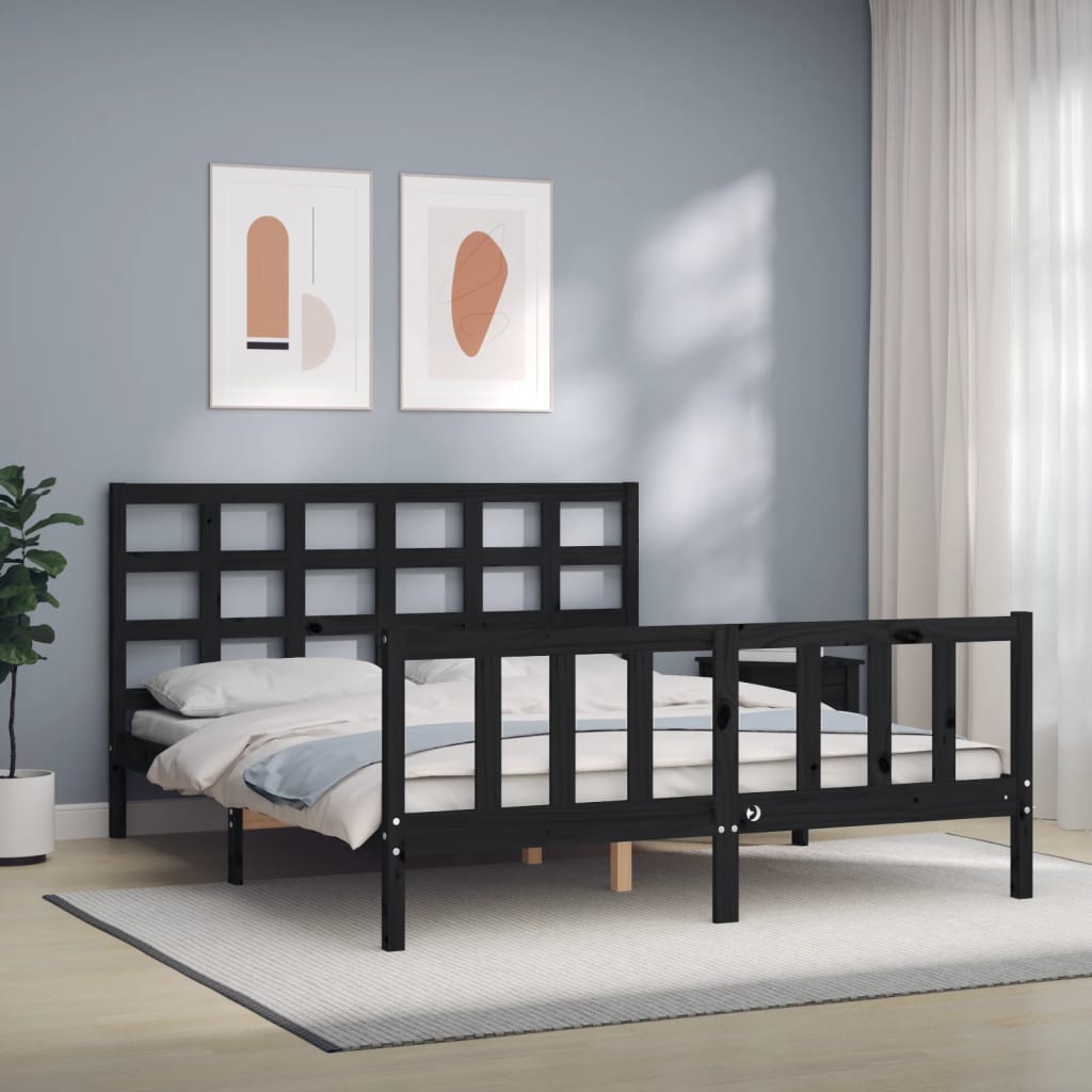 Bed Frame Without Mattress Small Single Solid Wood Pine