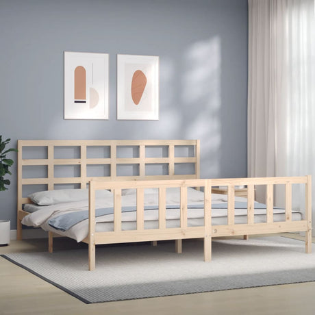 Bed Frame Without Mattress Small Single Solid Wood Pine