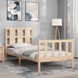 Bed Frame without Mattress Small Single Solid Wood Pine