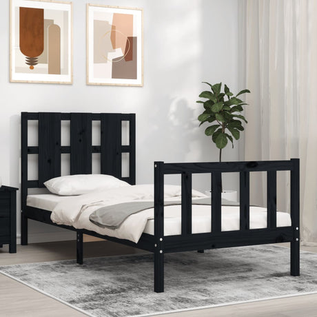 Bed Frame Without Mattress Solid Wood Pine