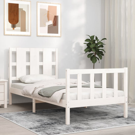 Bed Frame Without Mattress Solid Wood Pine
