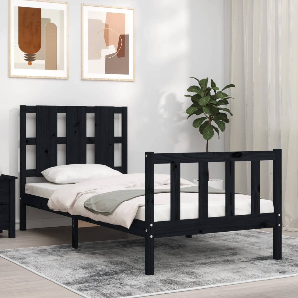 Bed Frame Without Mattress Solid Wood Pine