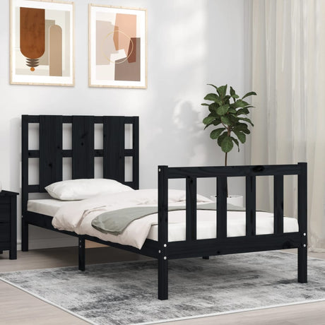 Bed Frame Without Mattress Solid Wood Pine