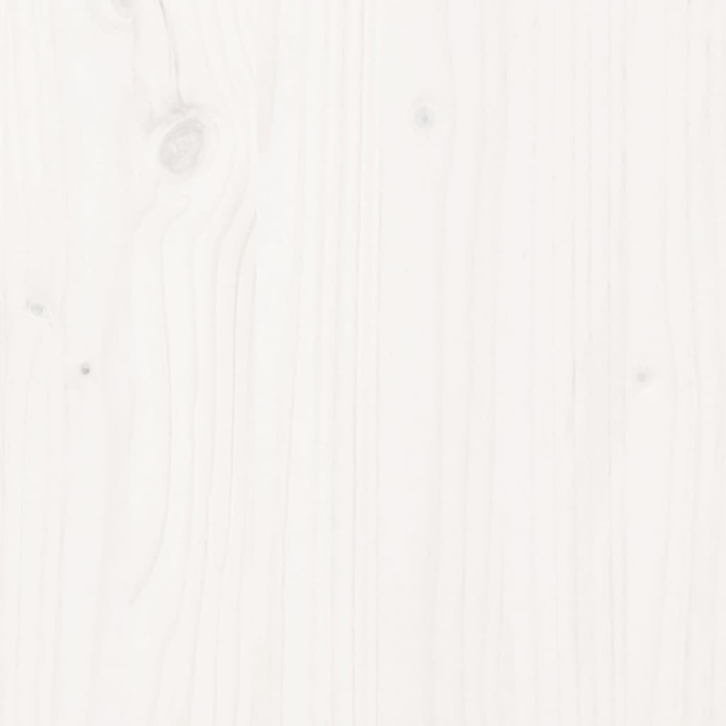 Bed Frame without Mattress White 140x200 cm Solid Wood Pine