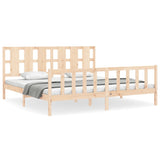 Bed Frame Without Mattress Solid Wood Pine