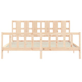 Bed Frame Without Mattress Solid Wood Pine