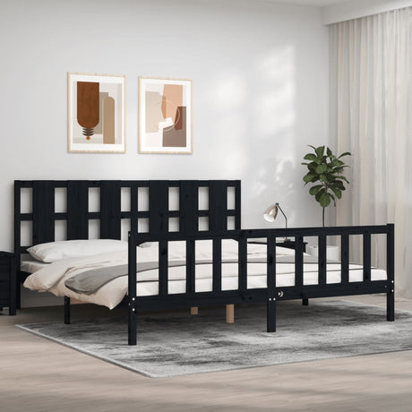 Bed Frame Without Mattress Solid Wood Pine