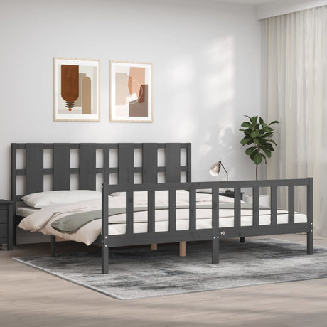 Bed Frame Without Mattress Solid Wood Pine