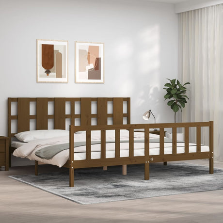Bed Frame Without Mattress Solid Wood Pine