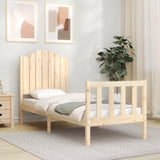 Bed Frame without Mattress Small Single Solid Wood Pine