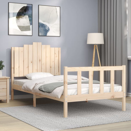 Bed Frame Without Mattress Small Single Solid Wood Pine