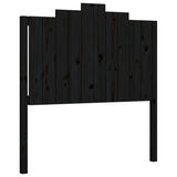 Bed Frame without Mattress Black 100x200 cm Solid Wood Pine