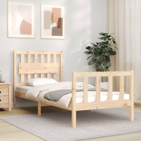 Bed Frame Without Mattress Small Single Solid Wood Pine