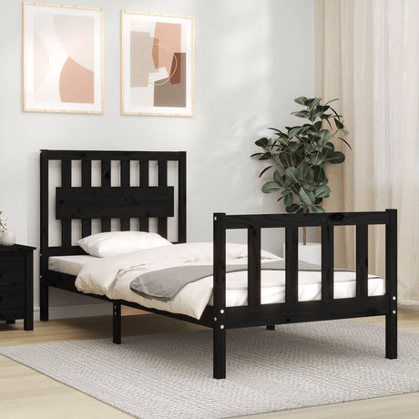 Bed Frame Without Mattress Small Single Solid Wood Pine