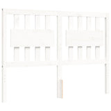 Bed Frame without Mattress White 140x200 cm Solid Wood Pine