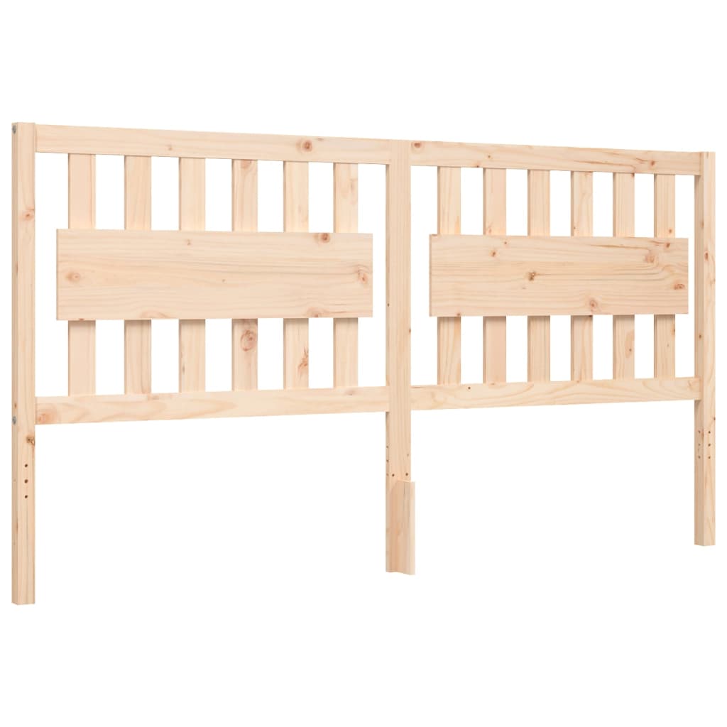 Bed Frame without Mattress Super King Size Solid Wood Pine