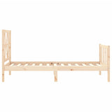 Bed Frame Without Mattress Small Single Solid Wood Pine