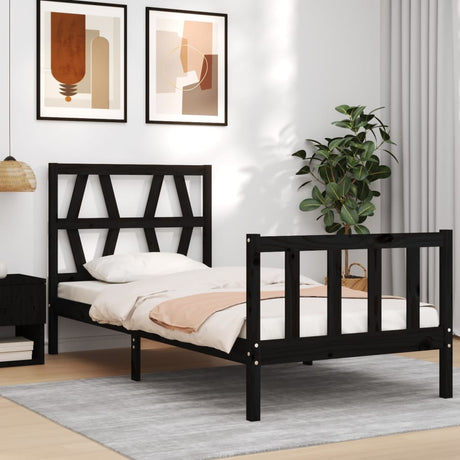 Bed Frame Without Mattress Small Single Solid Wood Pine