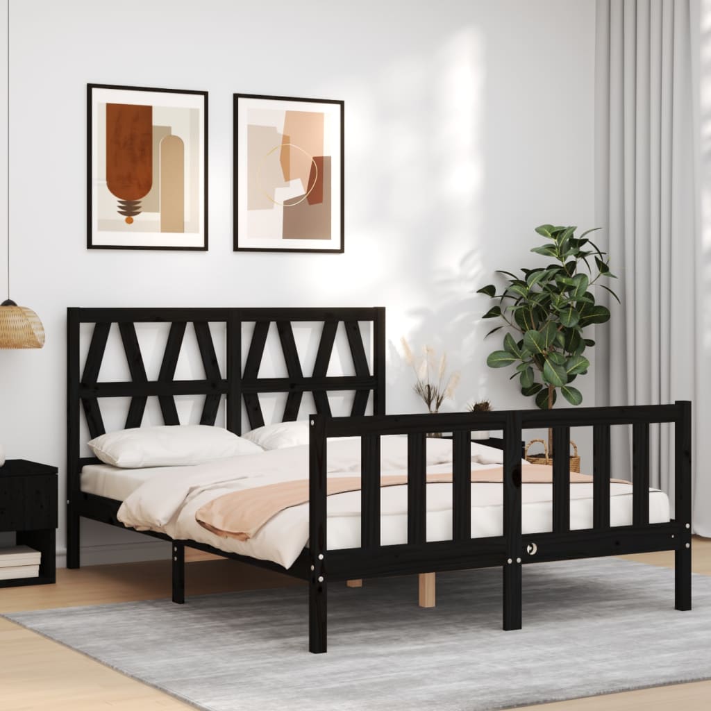 Bed Frame Without Mattress Small Single Solid Wood Pine