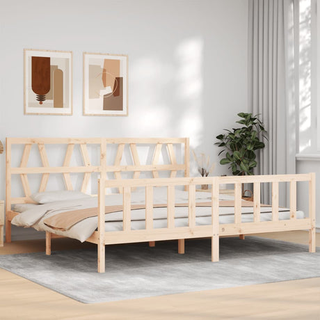 Bed Frame Without Mattress Small Single Solid Wood Pine