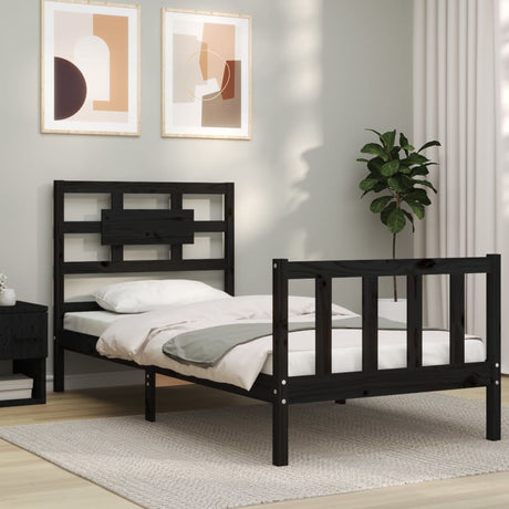 Bed Frame Without Mattress Small Single Solid Wood Pine
