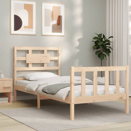 Bed Frame Without Mattress Small Single Solid Wood Pine