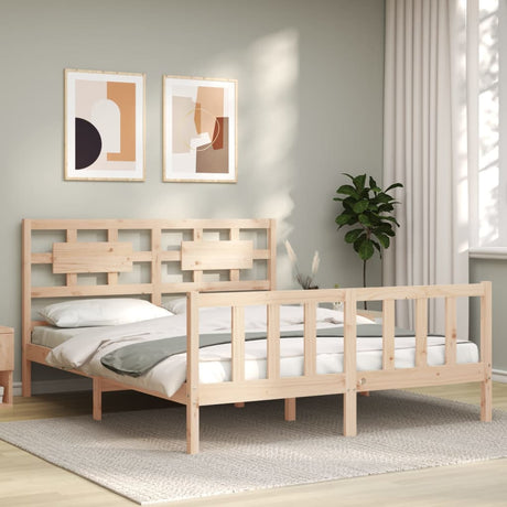 Bed Frame Without Mattress Small Single Solid Wood Pine