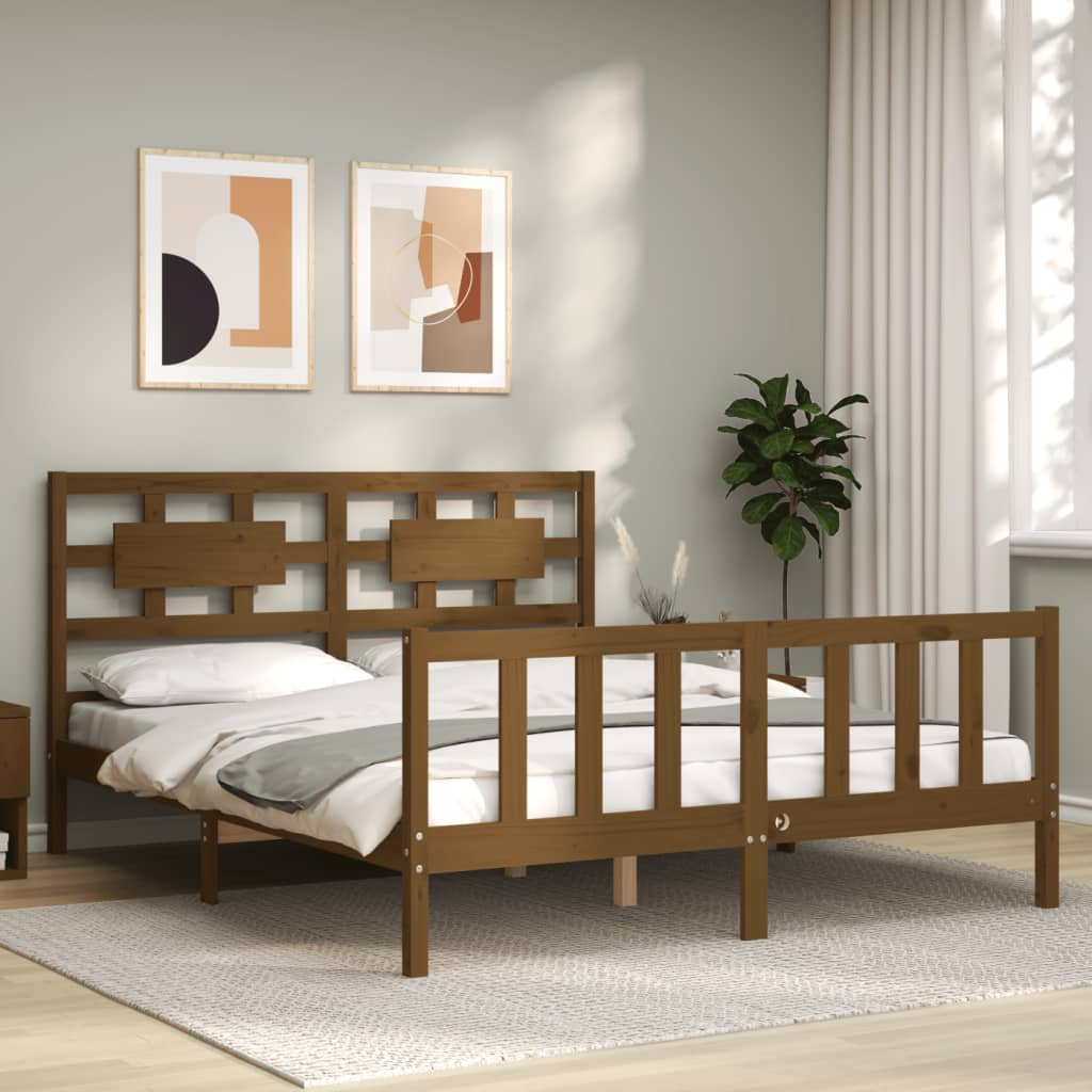 Bed Frame Without Mattress Small Single Solid Wood Pine