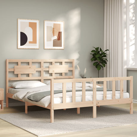 Bed Frame Without Mattress Small Single Solid Wood Pine