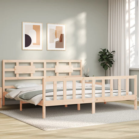 Bed Frame Without Mattress Small Single Solid Wood Pine