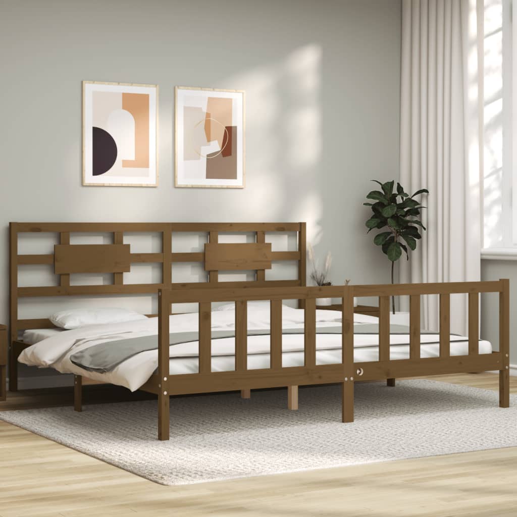 Bed Frame Without Mattress Small Single Solid Wood Pine