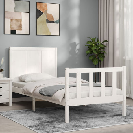 Bed Frame Without Mattress Solid Wood Pine