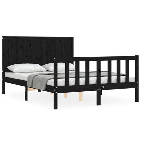 Bed Frame Without Mattress Solid Wood Pine