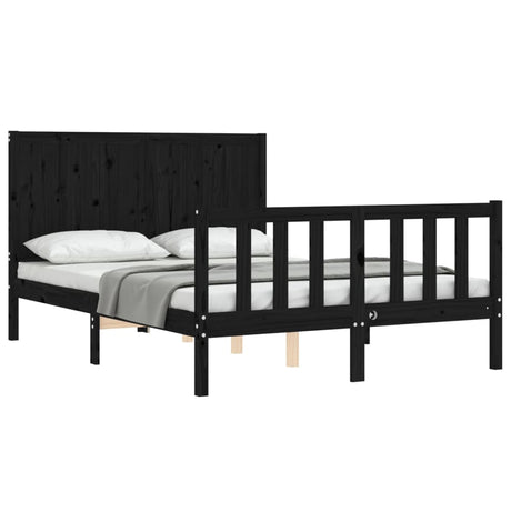 Bed Frame Without Mattress Solid Wood Pine