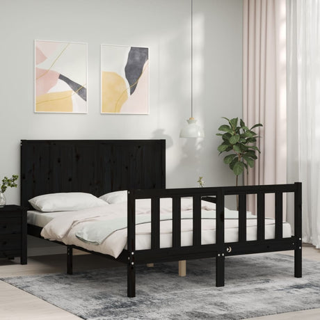 Bed Frame Without Mattress Solid Wood Pine