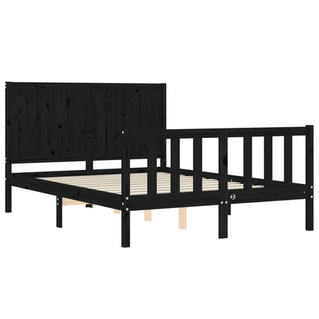 Bed Frame Without Mattress Solid Wood Pine