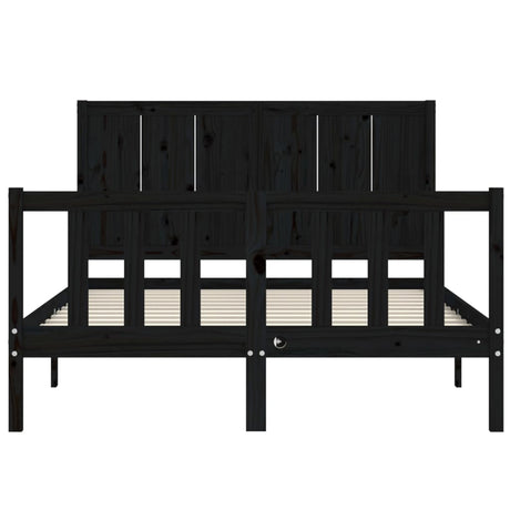 Bed Frame Without Mattress Solid Wood Pine